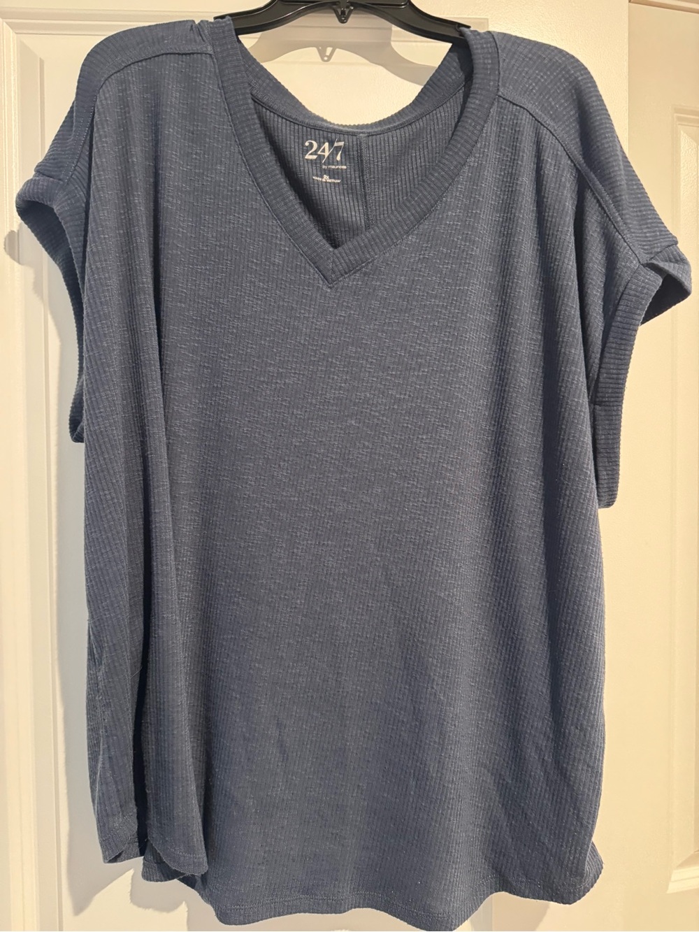 Maurice’s 24/7 Women's Blue V-Neck